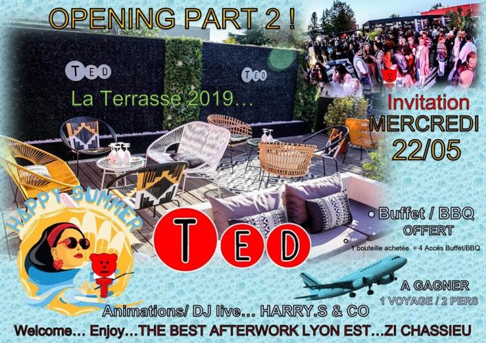 Opening part 2 terrasse de Ted 2019