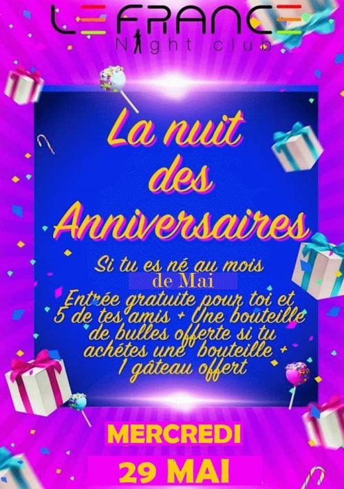 LA NUIT DES ANNIVERSAIRES