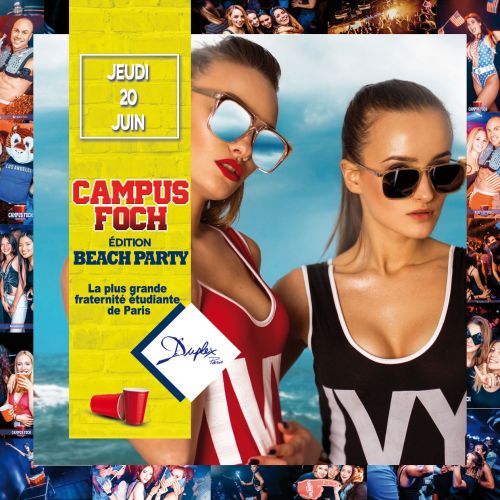 CAMPUS FOCH – BEACH PARTY