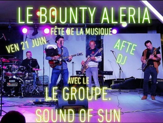 Concert du groupe Sound of Sun En Live Au Restaurant Le Bounty A Aleria