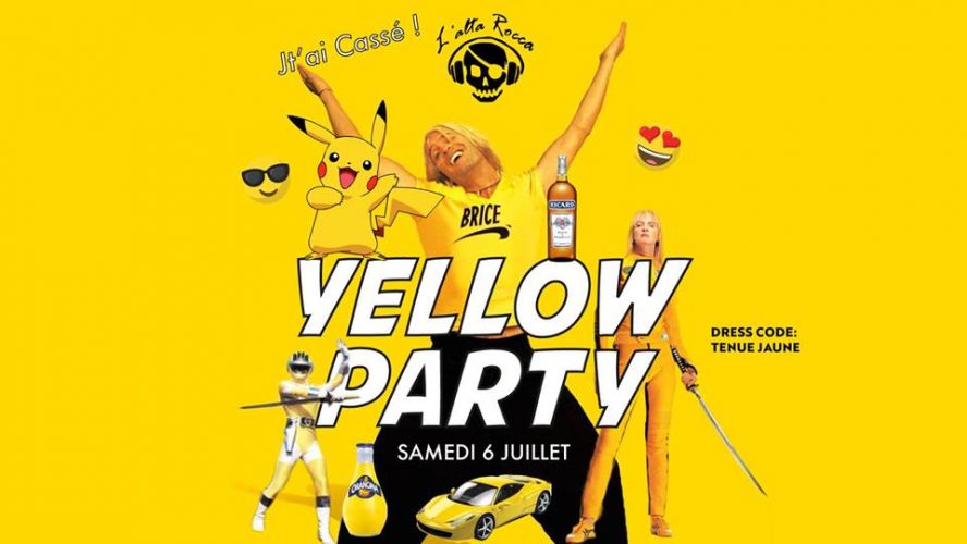 Yellow Theme Party · Organisé par L’ ALTA ROCCA Bar