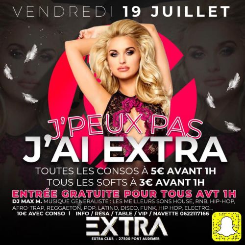 JE PEUX PAS J’AI EXTRA