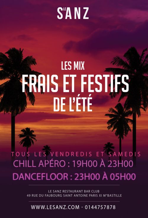 Les mix frais et festifs du Sanz