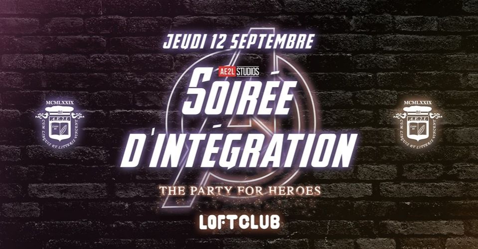 Soirée d’intégration 2019 – AE2L Lyon III