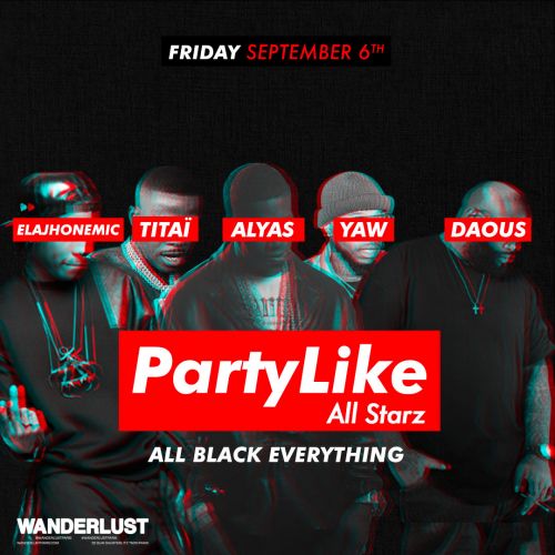 Party Like ALL STARZ – Hip hop party au Wanderlust