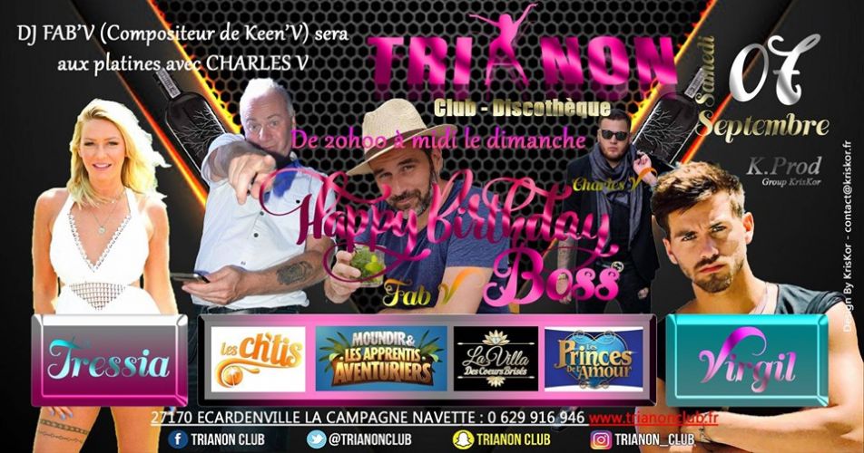 L’anniversaire du boss Guy au Trianon