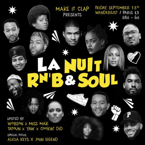 La nuit du RnB & Soul – 18h/6h au Wanderlust