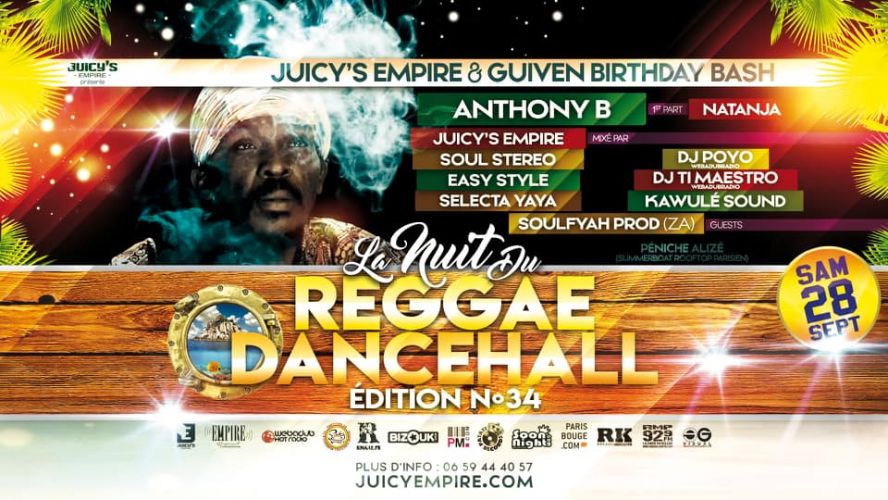 La nuit du reggae dancehall N°34 Anthony B from Jamaica