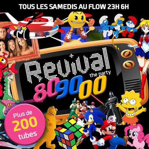 ANNÉES 80-90-00 REVIVAL PARTY AU FLOW BATEAU CLUB ROOFTOP GEANT