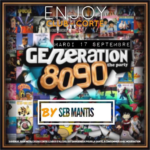 ????GENERATION 80????▫️ | La première grosse soirée Années 80 de l’année ça se passe ce mardi 17 sep