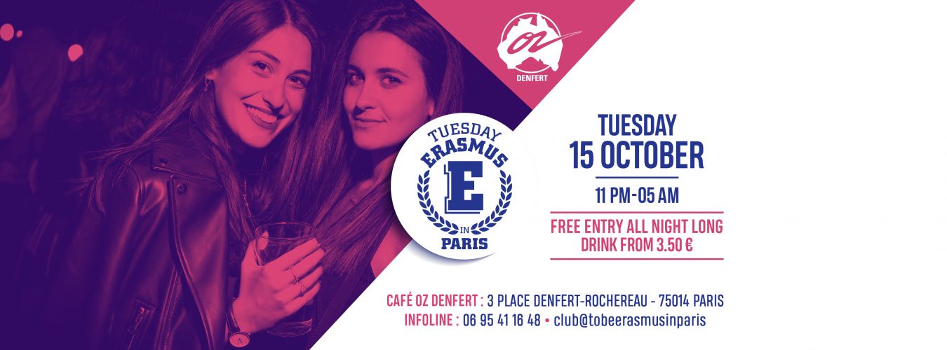 Tuesday Erasmus In Paris