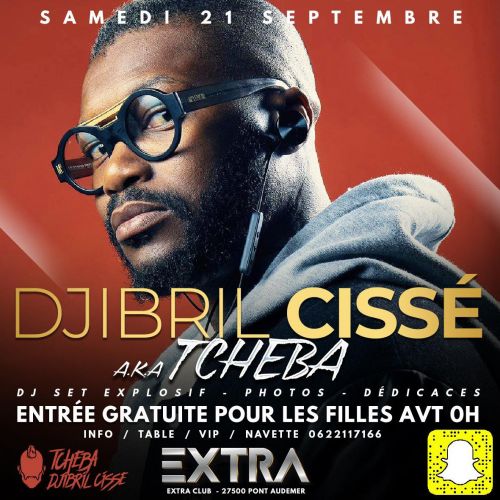 DJIBRIL CISSÉ À L’EXTRA CLUB CE SAMEDI 21 SEPTEMBRE