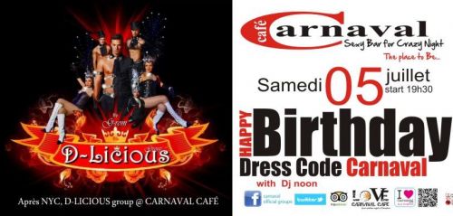 Soirée HAPPY BIRTHDAY @ Carnaval Café
