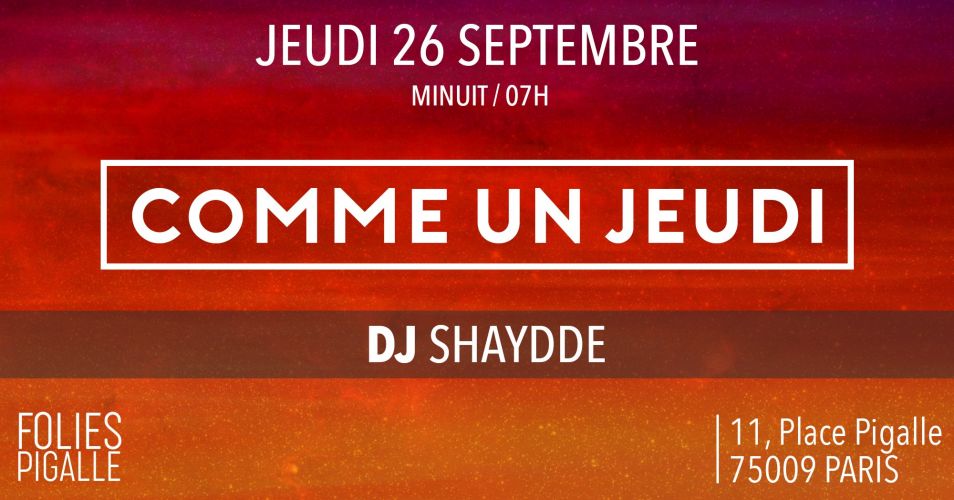 COMME UN JEUDI