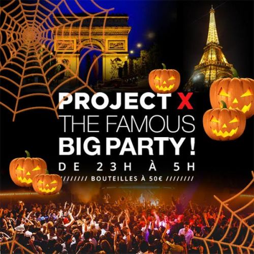 PROJET X HALLOWEEN : OPEN BAR ! ( 2 SALLES, 2 AMBIANCES )