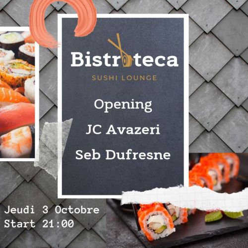 la Bistroteca est de retour avec au commande JC AVAZERI & SEB DUFRESNE