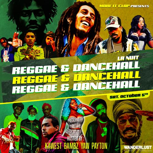 La nuit Reggae & Dancehall au Wanderlust