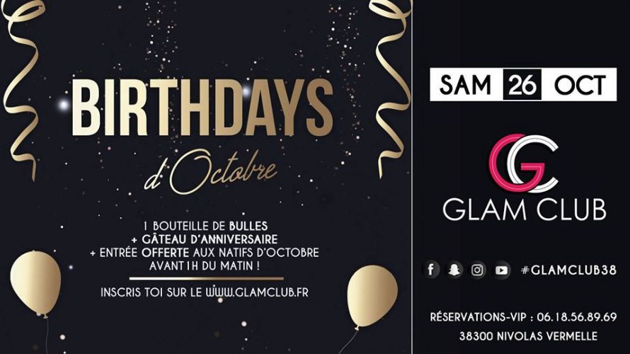 Birthdays d’Octobre