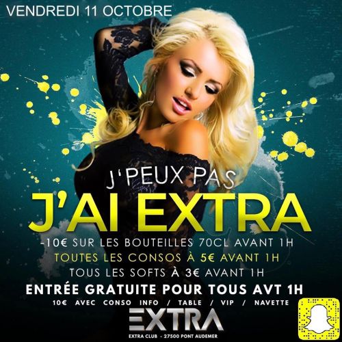 JE PEUX PAS J’AI EXTRA CLUB