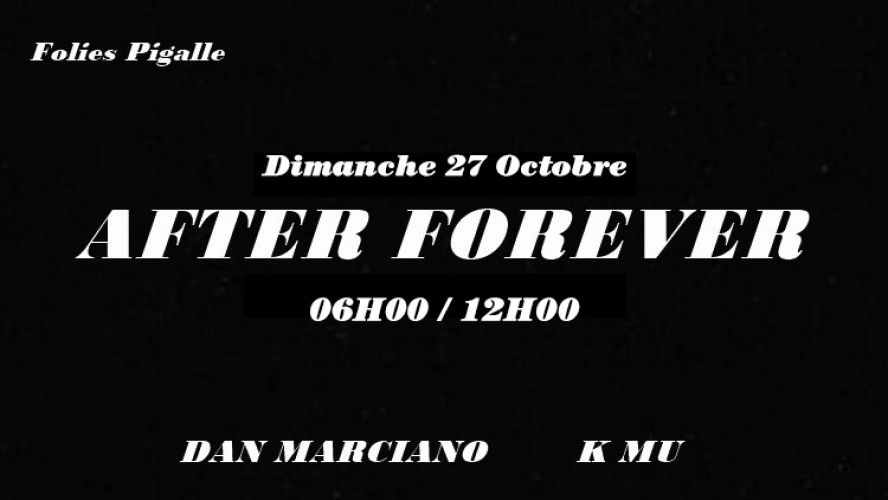 AFTER FOREVER / Kmu & Dan Marciano