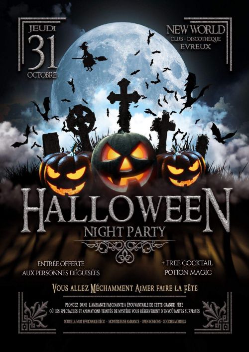 Halloween night party