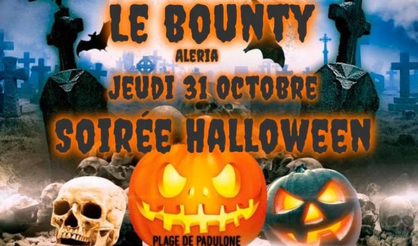 SOIRÉE HALLOWEEN AU BOUNTY