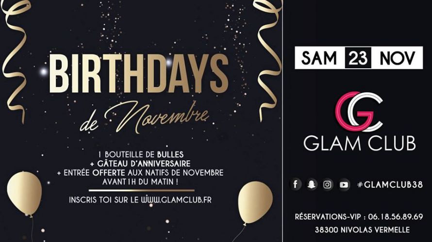 Birthdays de Novembre