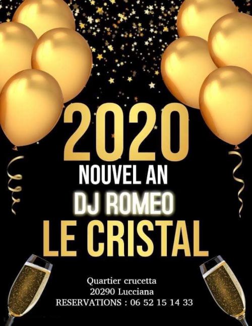 Réveillon du nouvel an 2020 Organisé par Le Cristal