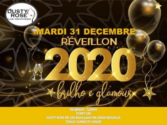 Reveillon 2020 @Dusty Rose Club Discothéque