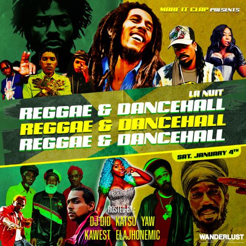 La nuit Reggae & Dancehall au Wanderlust