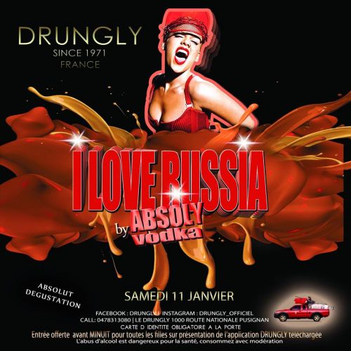 ☆✭☆✭ I Love Russia By Absoly Vodka ☆✭☆✭