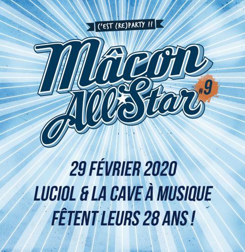 LES 28 ANS DE LA CAVE À MUSIQUE ></noscript> MÂCON ALL STAR#9