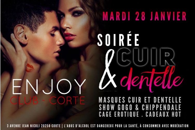 #ENJOY DEMAIN | C’est la soiree Cuir & Dentelle