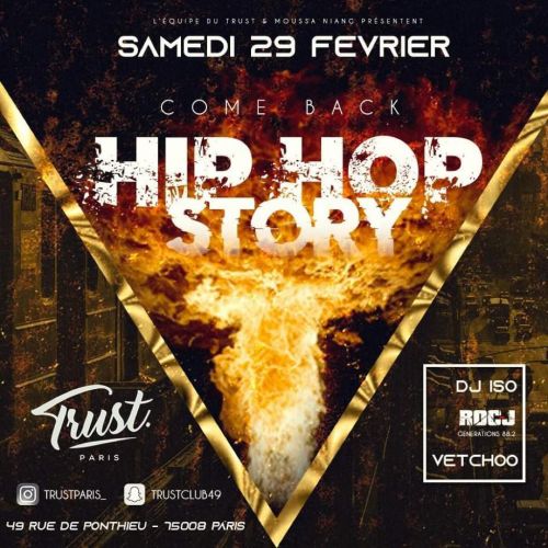 RE OPENING HIP HOP STORY (GRATUIT POUR TOUS AVANT 1H00)