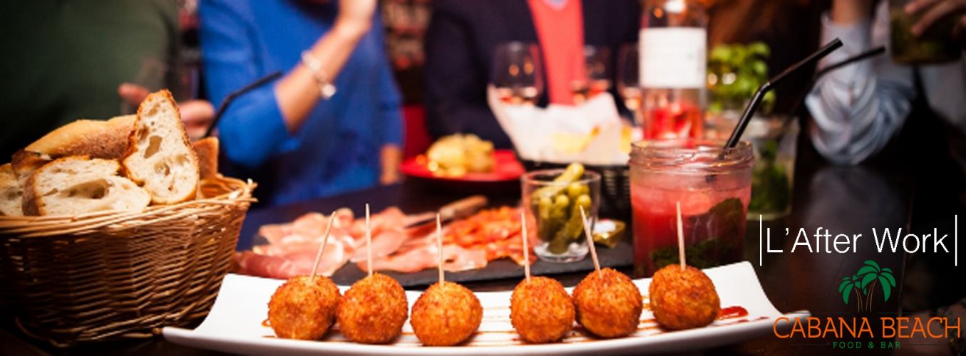 L’afterwork du Cabana : Tapas, Pizza, Happy-Hour