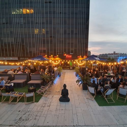 OPENING / LA TERRAZZA HIP HOP SUR LES TOITS DE PARIS (TERRASSE GEANTE / ROOFTOP / MOJITOS / BURGERS)