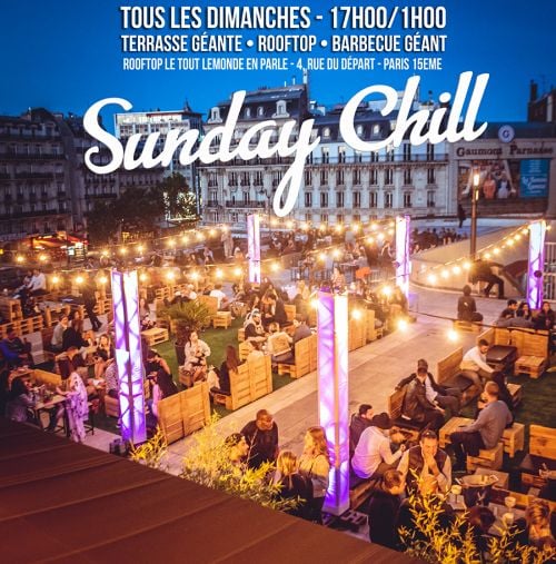 SUNDAY CHILL : BARBECUE GÉANT SUR LES TOITS DE PARIS (GRATUIT / TERRASSE GÉANTE / ROSÉ / ROOFTOP)