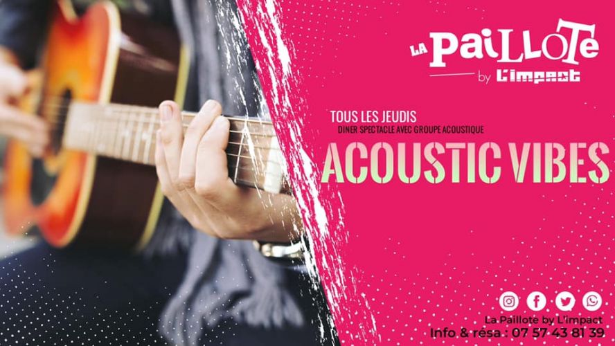 LIVE ACOUSTIQUE avec ce jeudi GHOST