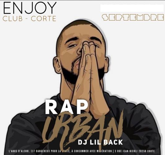 #ENJOY ????CE SOIR???? On débute le mois de septembre avec une soirée RAP URBAN w/ DJ LIL BACK