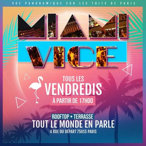 LA TERRAZZA MIAMI VICE SUR LES TOITS DE PARIS (GRATUIT/ TERRASSE GÉANTE/ BURGERS/ ROOFTOP/ MOJITOS)