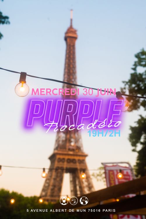 Purple Open Air : Opening au Trocadéro