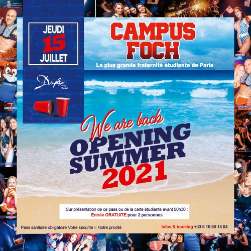 CAMPUS FOCH – OPENING SUMMER 2021
