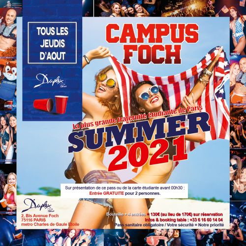 CAMPUS FOCH – SUMMER 2021