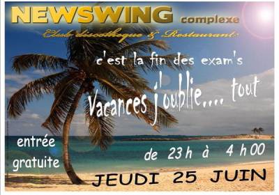 Fin des exam’s