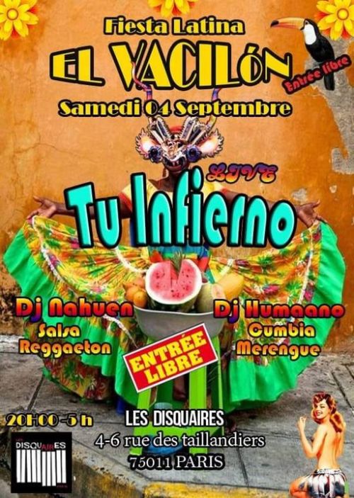 La Rentrée du Vacilon x Live tu Infierno x Dj Nahuen x Dj Humaano