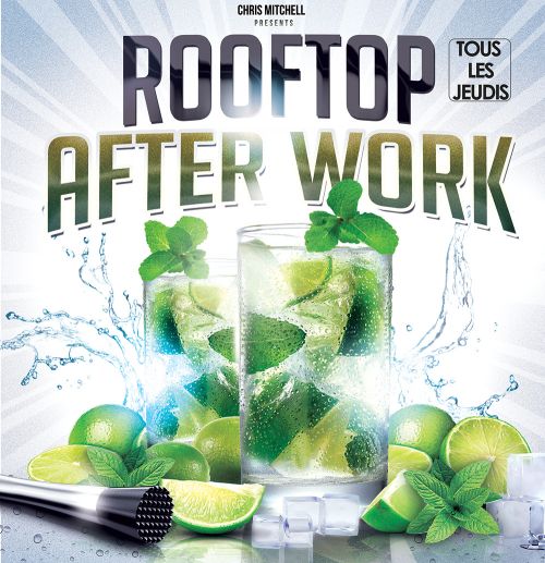 AFTERWORK ROOFTOP MOJITOS BURGERS – GRATUIT AVEC INVITATION – TOUS LES JEUDIS (19h00 – 2h00)