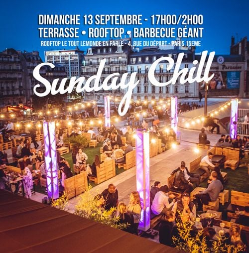 SUNDAY CHILL : BARBECUE GÉANT SUR LES TOITS DE PARIS (GRATUIT / TERRASSE / ROSÉ / ROOFTOP)