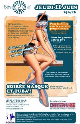 Masque et tubas à la seven 2 one