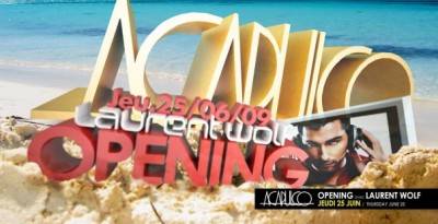 Opening ACAPULCO Summer 2009 : LAURENT WOLF Vs CLAUDE NJOYA