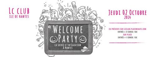 WELCOME PARTY, la soirée d’intégration